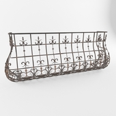 Railing balcony curved