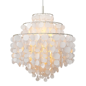 Round Capiz Chandelier_2