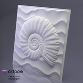 Plaster 3d Underwater panel from Artpole