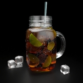 Кружка Mason jar с чаем
