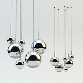 Mirror Ball Pendant Chrome  Light