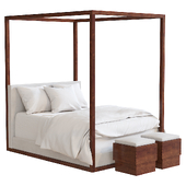 Ralph Lauren Desert Modern Canopy Bed (queen size)