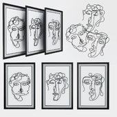 Wall Face Decorative frames