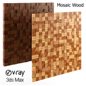 Wood Mosaic Pattern Ikea Kitchen Plants