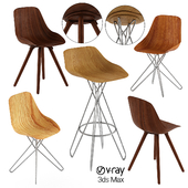 HARMONY Chair Rodrigo Torres Poliform Bar Stool