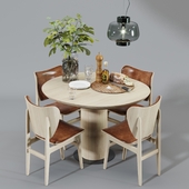 Scandinavian dining set