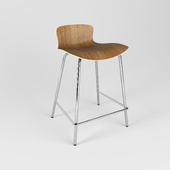 felix walnut counter stool