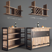 City Bar Counter Nook & Cranny (vray GGX)