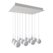 Patruno Square Multi-Light 16 LED Pendant By Eurofase