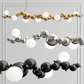 Bubbly 08-Light Linear Pendant Light