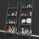 Large set of vases
