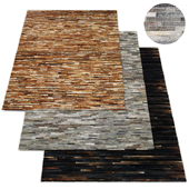 South American Cowhide Stripe Rug RH