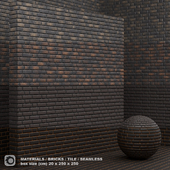 Material (seamless) - brick, tile set 7