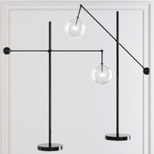 LEVER FLOOR LAMP Black