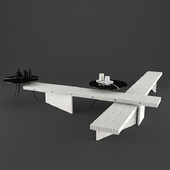 Architecture Lobby Bench