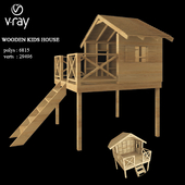 Wooden kids house