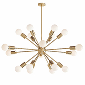 Sputnik Gold Chandelier 18