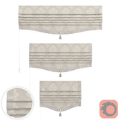 Set of Roman curtains ARISSA (PETR)