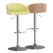 Strick & Bolton Modern Fabric Barstool