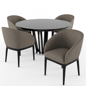 Tosconova Eva chair Diamond round table