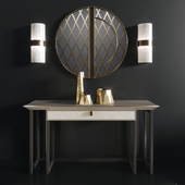 Bali console, Estremoz wall light, Kobe mirror