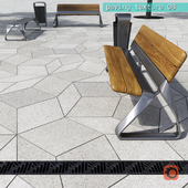 Paving rombic HR / street furniture 08