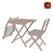 Portside Outdoor Folding Bistro Set