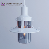 "OM" Pendant lamp Lumina Deco Capri white