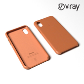 iPhone XS Leather case - brown