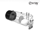 Dish rack stainless steel set