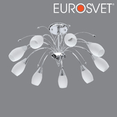 OM Ceiling chandelier with covers Eurosvet 22080/9 chrome Ginevra