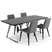 Roche bobois Chapeau Echoes dining table