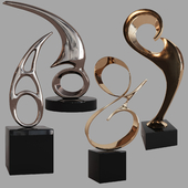 Sculptures decor set by Bob Bennett 02