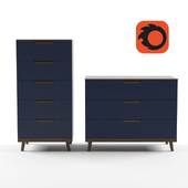 R-Home, Комоды 3 и 5  ящиков Коллекция Сканди
