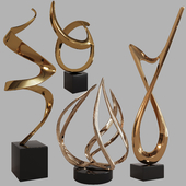 Sculptures decor set by Bob Bennett 03