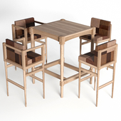 Karpenter BAR RESTO chairs SQUARE BAR table