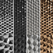 3D panels Hexagons