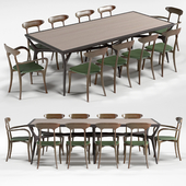 CeccottiCollezioni  SEVENMILES  table MA BELLE chairs