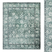 Jardin Hand-Knotted Wool Rug RH