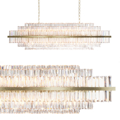 Williams Sonoma-Vienna 52 Linear Crystal Chandelier