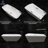 TOTO BATHUB PJY1804PW / HPW, Soirée® Free Standing Bathtub, hangrohe 74532001