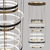 Dimore Studio Chandelier of layered bands