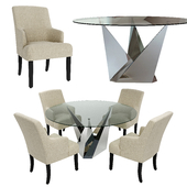 Casabianca Firenze Table and Ascot Hill Arrowwood Chair