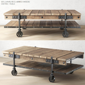 Pottery barn WILLIAMS RECLAIMED WOOD COFFEE TABLE