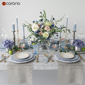 Provence style table setting