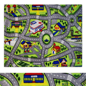 Fun Time Driving Fun Multi Area Rug