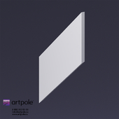 Gypsum 3D panel Elementary _KOLOS 1-2 by Artpole