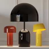 Bellhop, Bicoca and Bell Table Lamps in Several Colors