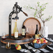 PotteryBarn - Wine and apples
