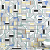 Wall tiles 269 Edge Mix Multicolor Set 2